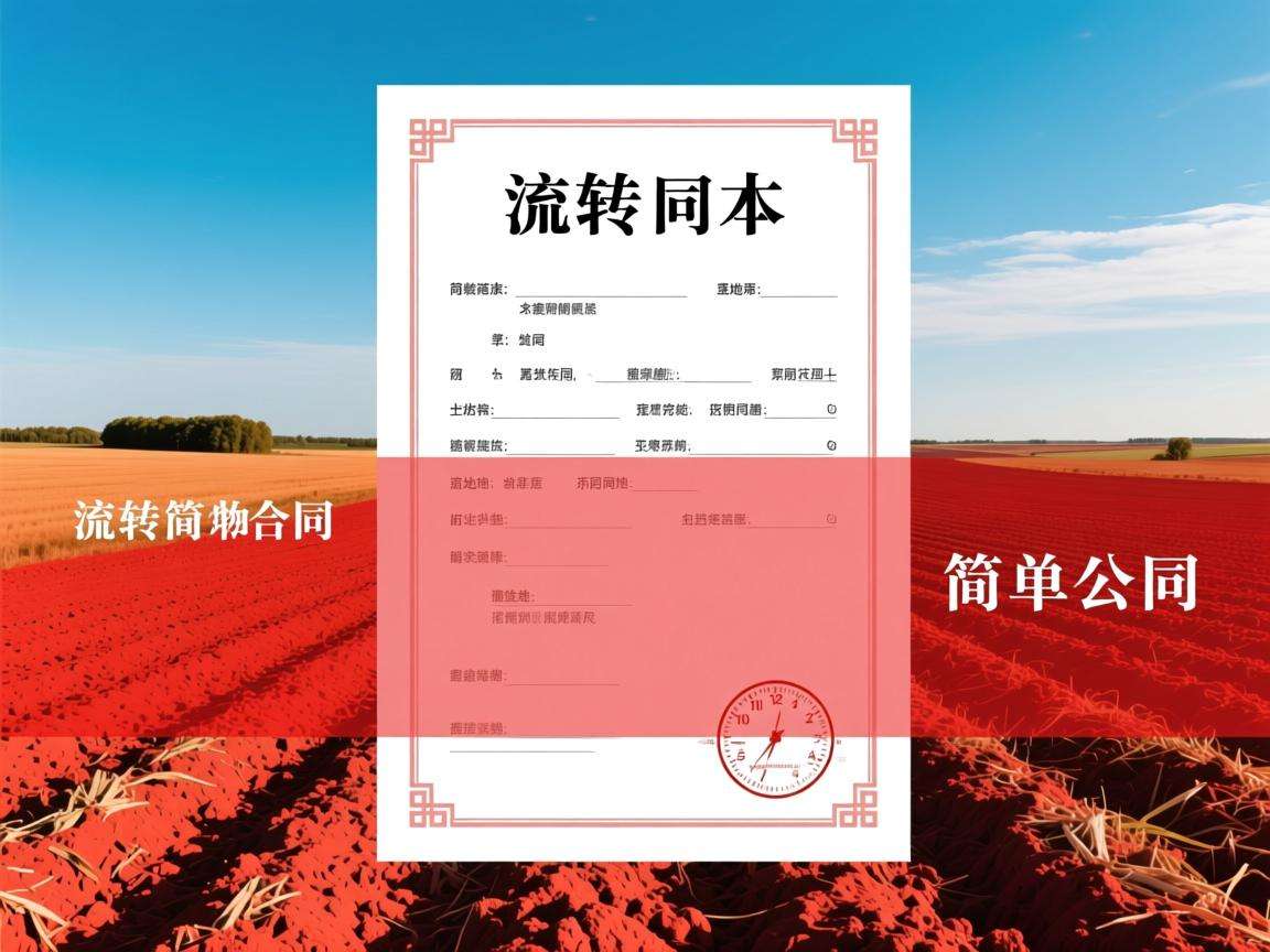 土地流转合同简单范本