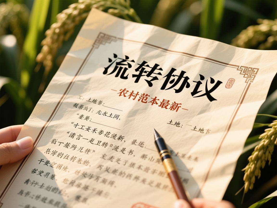 土地流转协议书 农村范本最新