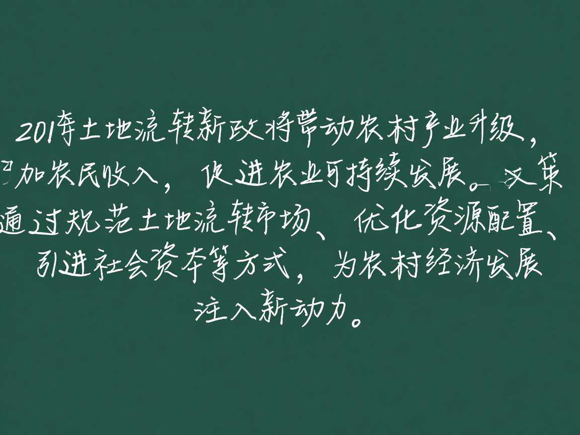 土地流转2021年新政策出台时间