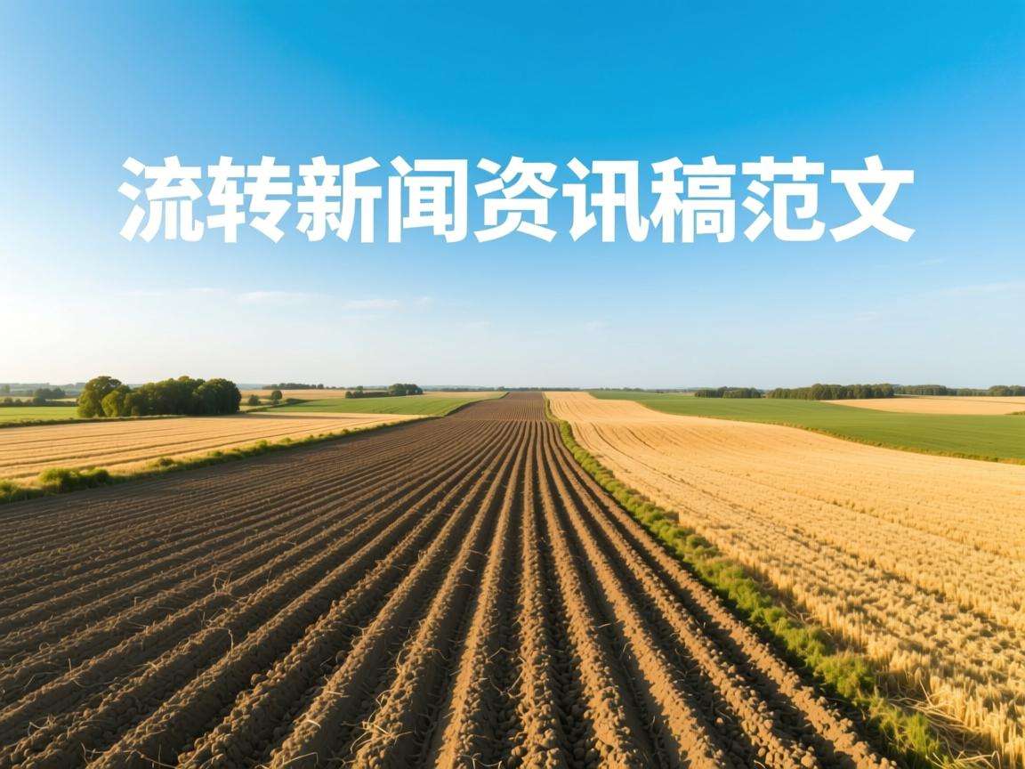 土地流转新闻资讯稿范文怎么写