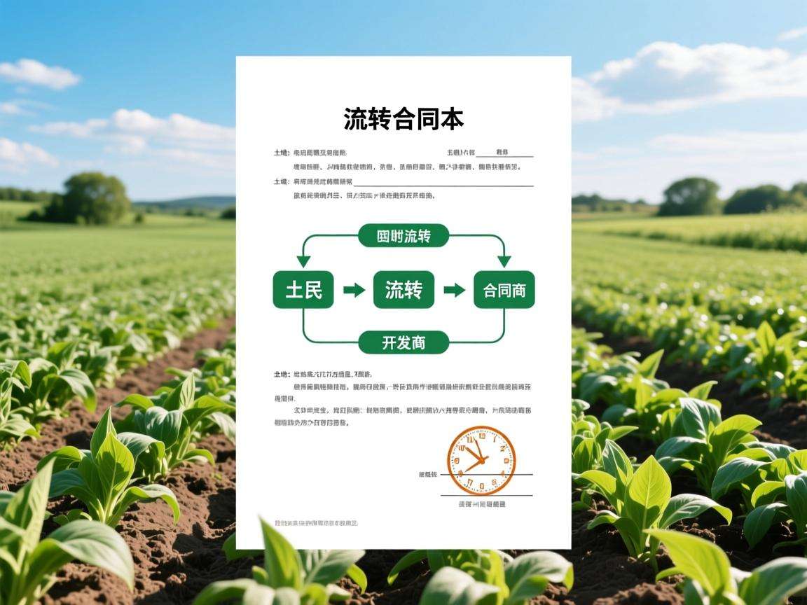 土地流转合同范本图