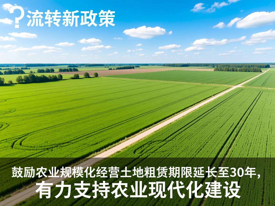 土地流转新政策最新消息